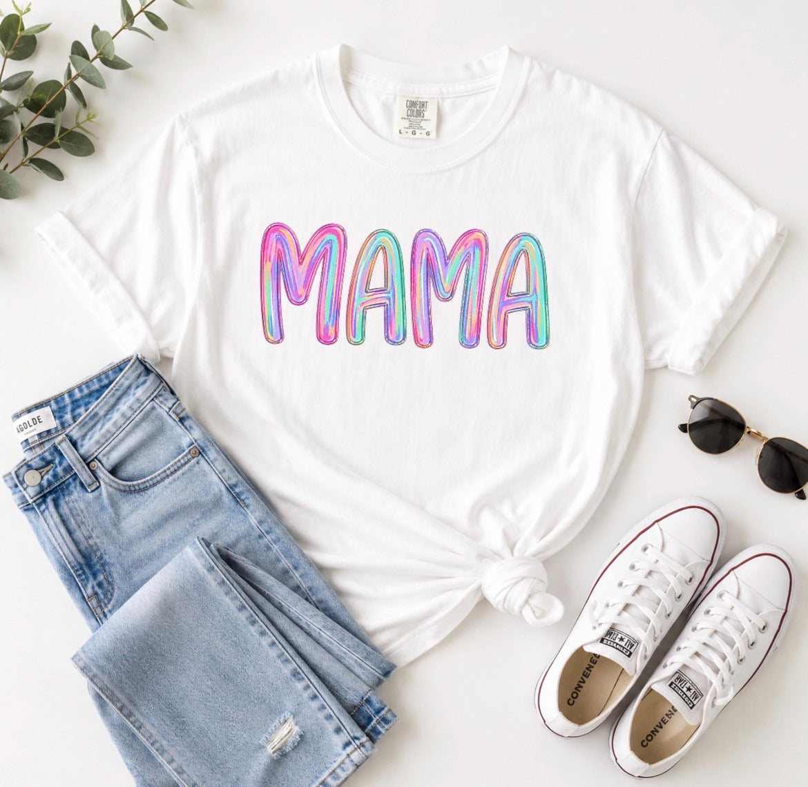 Color Pop Mama Comfort Colors® Tee