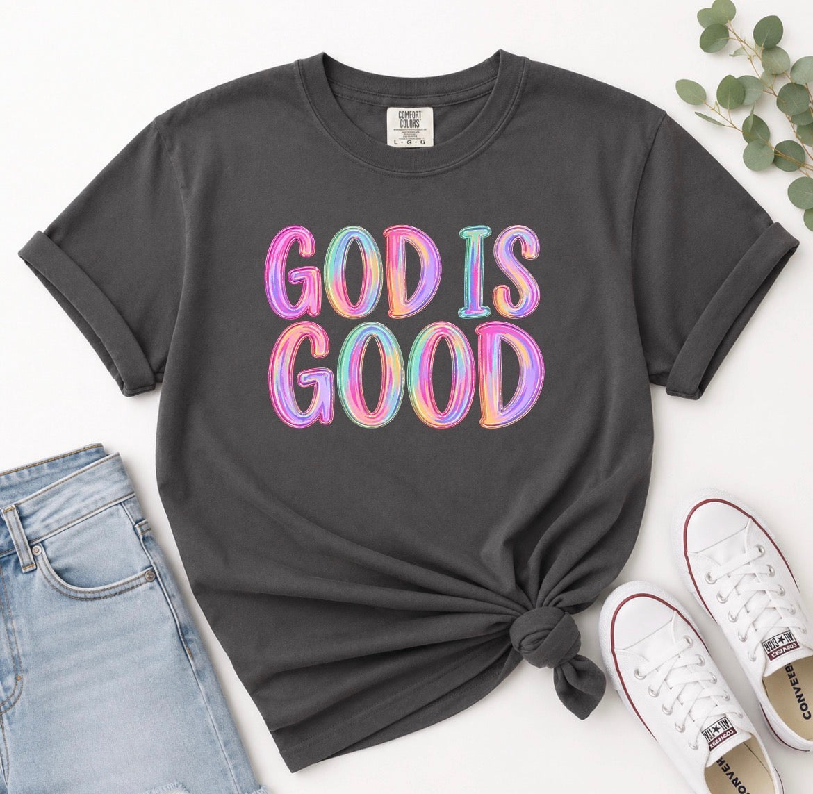 God Is Good Comfort Colors® Tee